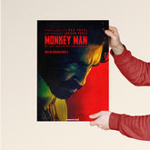 Monkey Man Official Movie Poster | Dev Patel, Jordan Peele Film